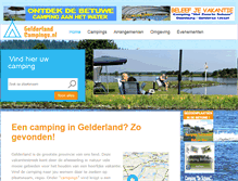 Tablet Screenshot of gelderlandcampings.nl